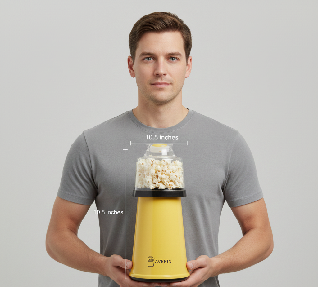 Averin Fast Hot Air Popcorn Popper