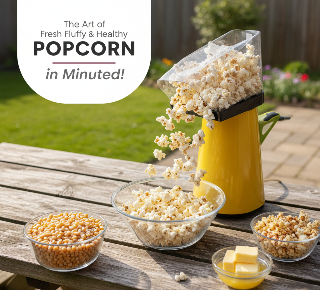 Averin Fast Hot Air Popcorn Popper